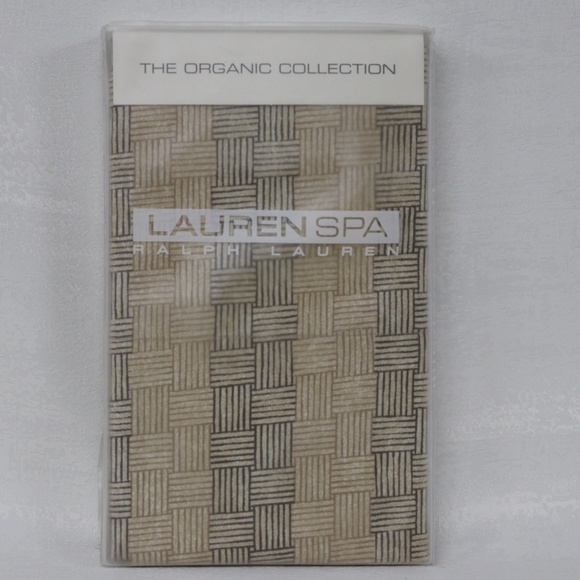 RALPH LAUREN SPA DESERT RETREAT BASKETWEAVE KING PILLOWCASES - NEUTRAL - S/2